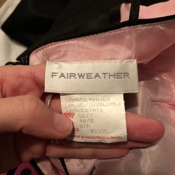 Grade 8 grad dress pink and black - Picture 5 of 8